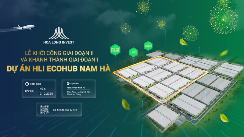 HLI EcoHub Nam Hà Được Chọn Là Một Trong Bốn Dự Án Trọng Điểm Của Lâm Đồng, Tham Gia Lễ Khởi Công – Khánh Thành Chào Mừng Đại Hội Đảng Lần Thứ XIV