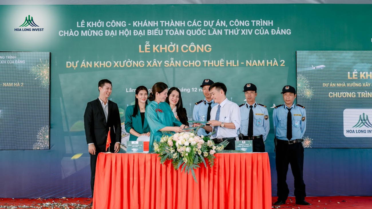 HLI-Dong Ve ky ket bien ban ghi nho hop tac tai HLI Ecohub Nam Ha