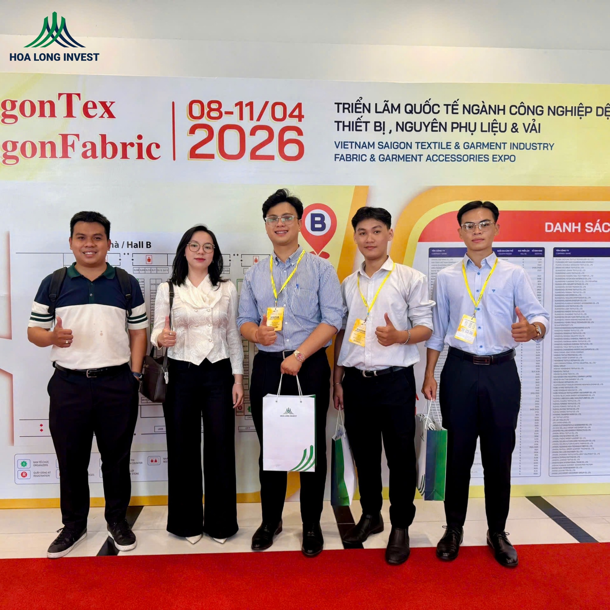 Hòa Long Invest tham gia triển lãm SaigonTex & SaigonFabric 2026, cập nhật xu hướng mới của ngành dệt may